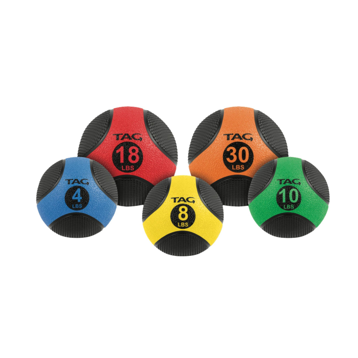 TAG Fitness Rubber Medicine Ball