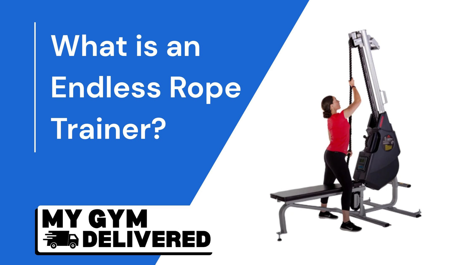 Marpo VMX Multi Mode rope trainer being used for a vertical rope pull