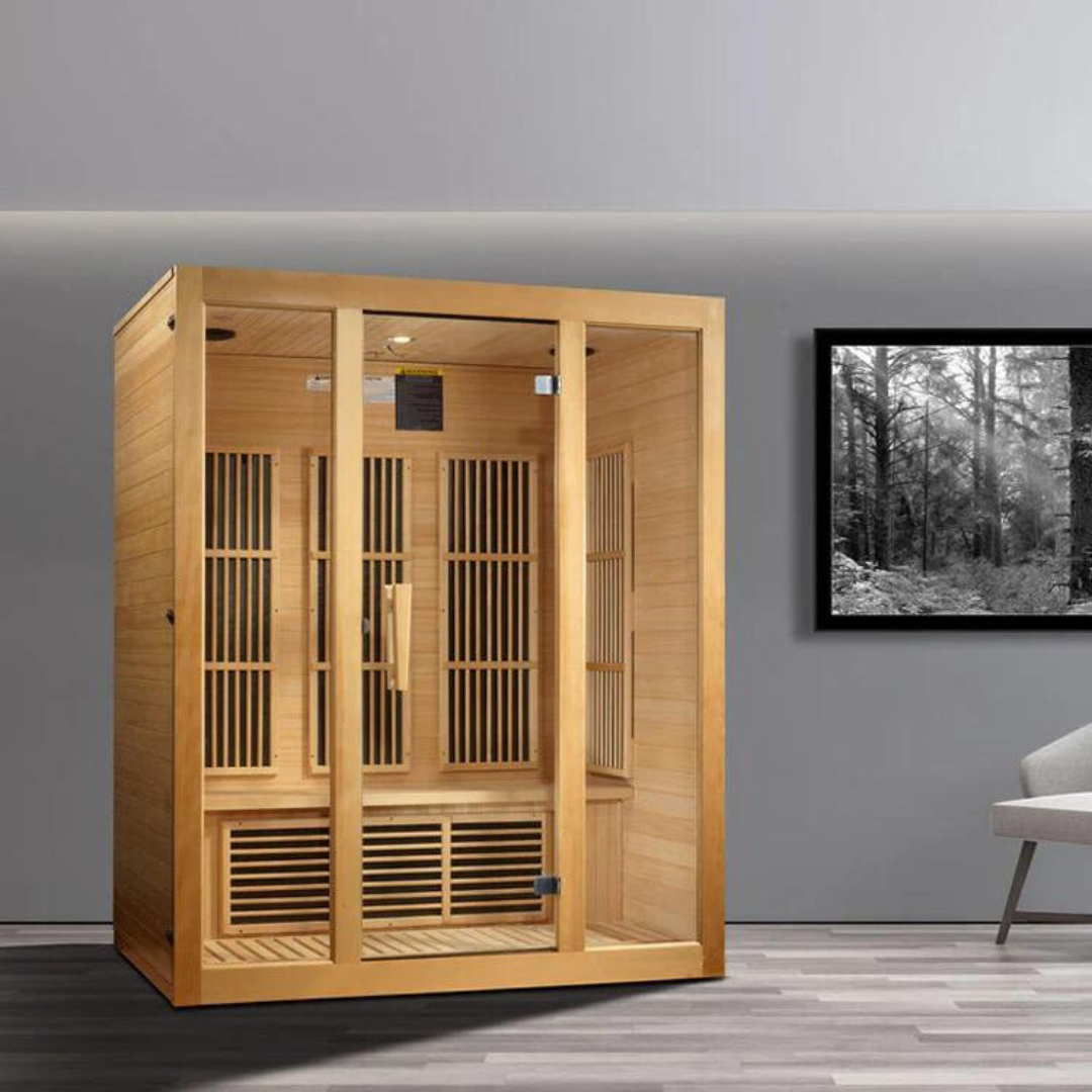 MGD InfraGlow 3-Person Low EMF FAR Infrared Sauna