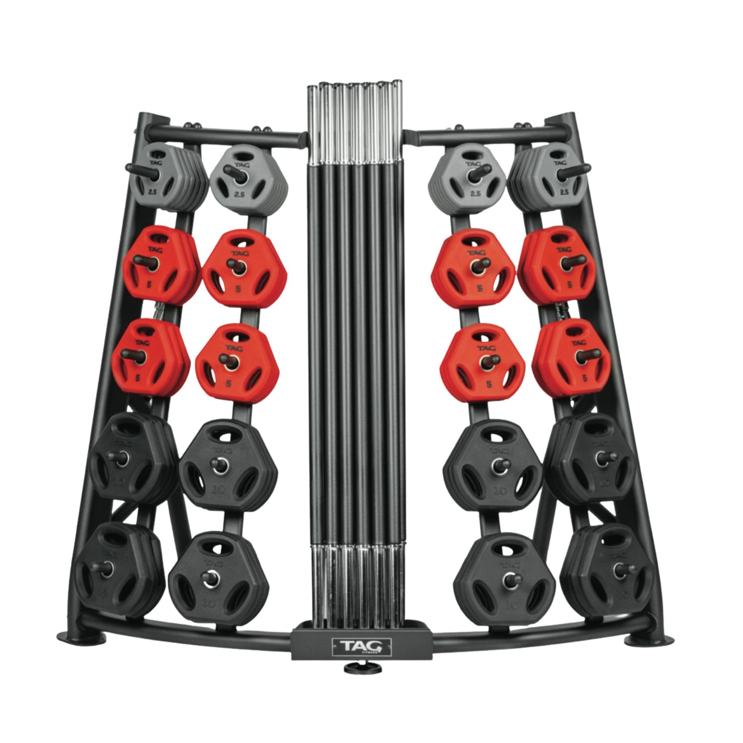TAG Fitness Cardio Pump Set with Rack for 20 Users