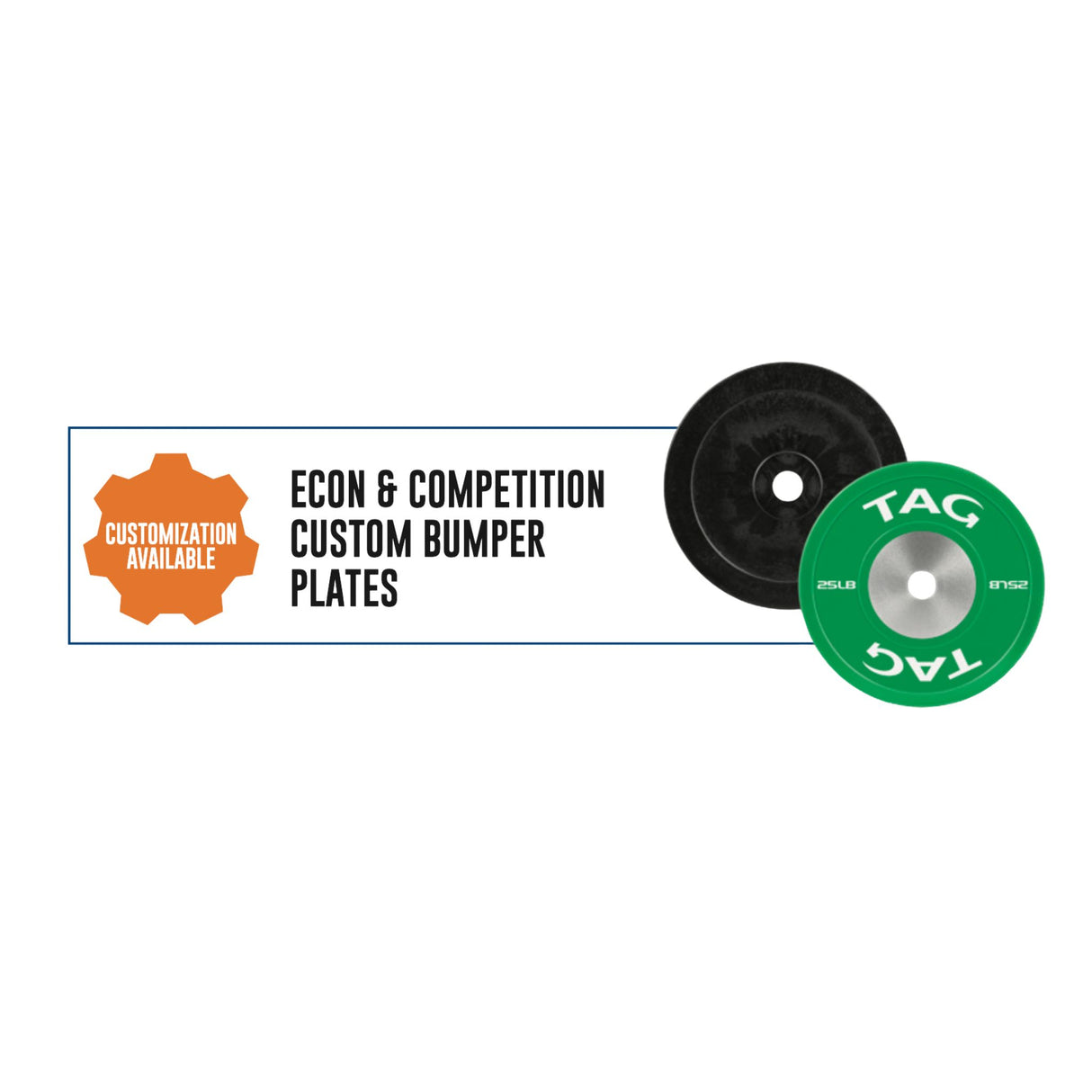 TAG Fitness Olympic Bumper Plates